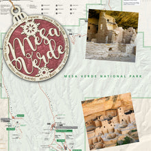 Load image into Gallery viewer, Mesa Verde National Park Christmas Ornament - Round