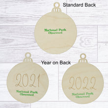 Load image into Gallery viewer, Indiana Dunes National Park Christmas Ornament - Round