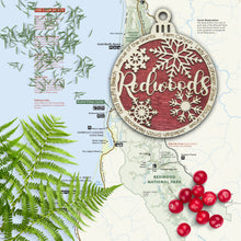 Load image into Gallery viewer, Redwood National Park Christmas Ornament - Round