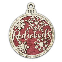 Load image into Gallery viewer, Redwood National Park Christmas Ornament - Round