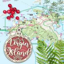 Load image into Gallery viewer, Virgin Islands National Park Christmas Ornament - Round