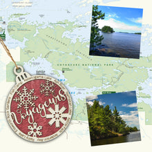Load image into Gallery viewer, Voyageurs National Park Christmas Ornament - Round