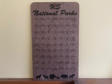 Load image into Gallery viewer, 63 National Park Checklist / US National Parks Bucket List Board / FREE SHIPPING / Track your parks adventure