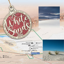 Load image into Gallery viewer, White Sands National Park Christmas Ornament - Round