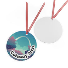 Load image into Gallery viewer, Gateway Arch National Park Metal Ornament