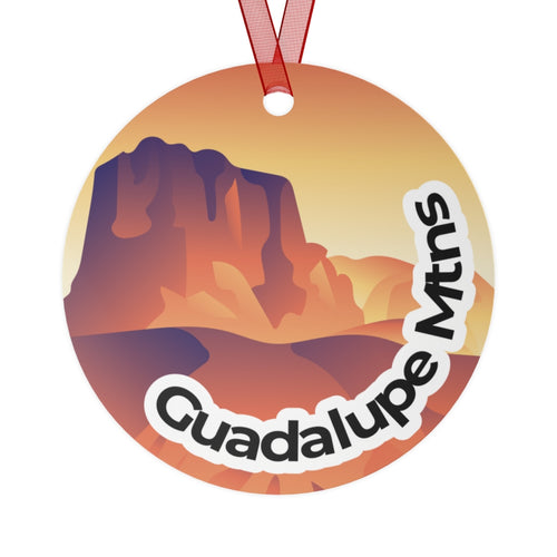 Guadalupe Mountains National Park Metal Ornament