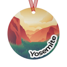 Load image into Gallery viewer, Yosemite National Park Metal Ornament