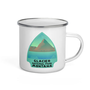 Glacier National Park Enamel Mug