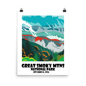 Great Smoky Mountains Poster