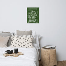 Load image into Gallery viewer, Rocky Mountain National Park Map Hand-Drawn Print