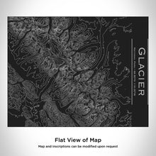 Load image into Gallery viewer, Glacier National Park Topographic Map Water Bottle