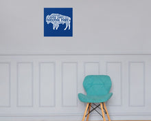 Load image into Gallery viewer, 63 National Park Poster Bison Word Art / 63 National Park Print / National Park Travel Poster / National Park Art Print