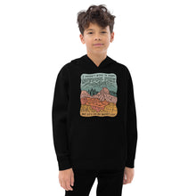 Load image into Gallery viewer, "National Parks are on my Bucket List" Kids fleece hoodie