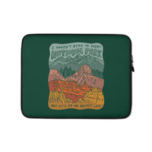 Load image into Gallery viewer, &quot;National Parks are on my Bucket List&quot; Laptop Sleeve