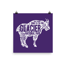 Load image into Gallery viewer, Glacier National Park Poster / Glacier National Park Print / National Park Travel Poster