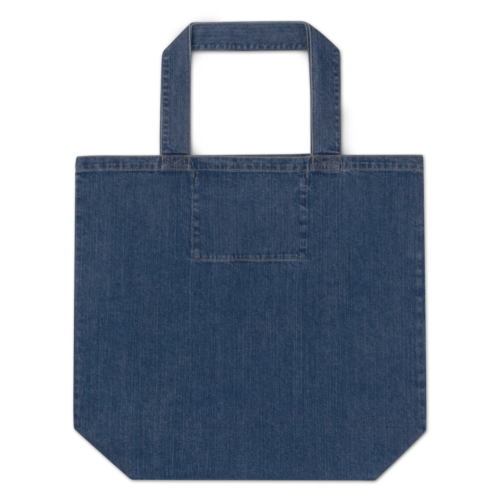 Yosemite National Park Shield Organic denim tote bag