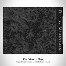 Load image into Gallery viewer, Rocky Mountain National Park Topographic Map Water Bottle
