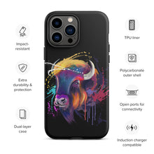 Load image into Gallery viewer, Bison Head Tough iPhone case