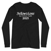 Load image into Gallery viewer, Yellowstone with customizable year Long Sleeve Shirt