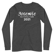 Load image into Gallery viewer, Yosemite with customizable year Long Sleeve Shirt