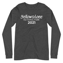 Load image into Gallery viewer, Yellowstone with customizable year Long Sleeve Shirt