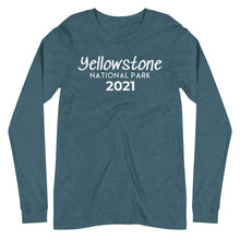 Load image into Gallery viewer, Yellowstone with customizable year Long Sleeve Shirt