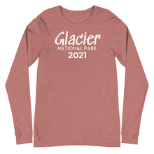 Load image into Gallery viewer, Glacier with customizable year Long Sleeve Shirt