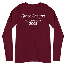 Load image into Gallery viewer, Grand Canyon with customizable year Long Sleeve Shirt