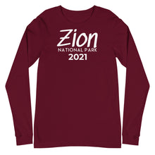 Load image into Gallery viewer, Zion with customizable year Long Sleeve Shirt