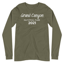 Load image into Gallery viewer, Grand Canyon with customizable year Long Sleeve Shirt