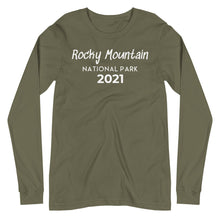 Load image into Gallery viewer, Rocky Mountain with customizable year Long Sleeve Shirt