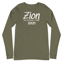 Load image into Gallery viewer, Zion with customizable year Long Sleeve Shirt