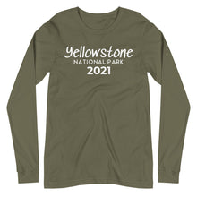 Load image into Gallery viewer, Yellowstone with customizable year Long Sleeve Shirt