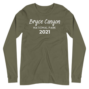 Bryce Canyon with customizable year Long Sleeve Shirt