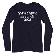 Load image into Gallery viewer, Grand Canyon with customizable year Long Sleeve Shirt