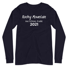 Load image into Gallery viewer, Rocky Mountain with customizable year Long Sleeve Shirt