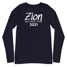 Load image into Gallery viewer, Zion with customizable year Long Sleeve Shirt
