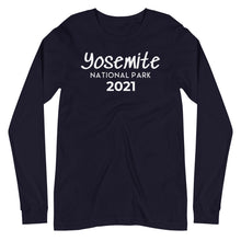 Load image into Gallery viewer, Yosemite with customizable year Long Sleeve Shirt