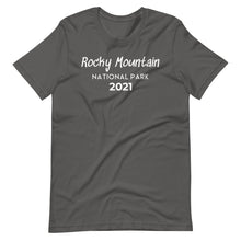 Load image into Gallery viewer, Rocky Mountain with customizable year Short Sleeve T-Shirt