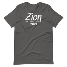 Load image into Gallery viewer, Zion with customizable year Short Sleeve T-Shirt