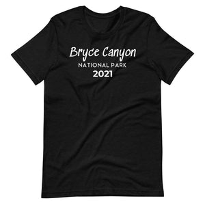 Bryce Canyon with customizable year Short Sleeve T-Shirt