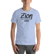 Load image into Gallery viewer, Zion with customizable year Short Sleeve T-Shirt