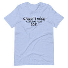 Load image into Gallery viewer, Grand Teton with customizable year Short Sleeve T-Shirt