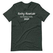 Load image into Gallery viewer, Rocky Mountain with customizable year Short Sleeve T-Shirt