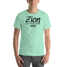 Load image into Gallery viewer, Zion with customizable year Short Sleeve T-Shirt