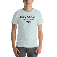 Load image into Gallery viewer, Rocky Mountain with customizable year Short Sleeve T-Shirt