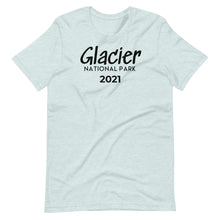 Load image into Gallery viewer, Glacier with customizable year Short Sleeve T-Shirt