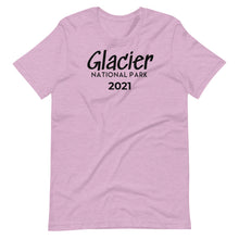 Load image into Gallery viewer, Glacier with customizable year Short Sleeve T-Shirt