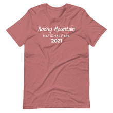 Load image into Gallery viewer, Rocky Mountain with customizable year Short Sleeve T-Shirt