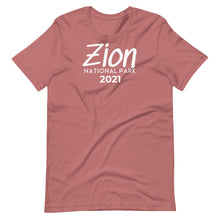 Load image into Gallery viewer, Zion with customizable year Short Sleeve T-Shirt